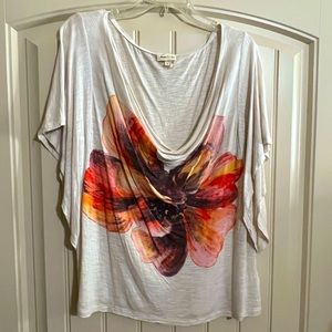 Beautiful Meadow Rue cream, colorful flower top. Good condition